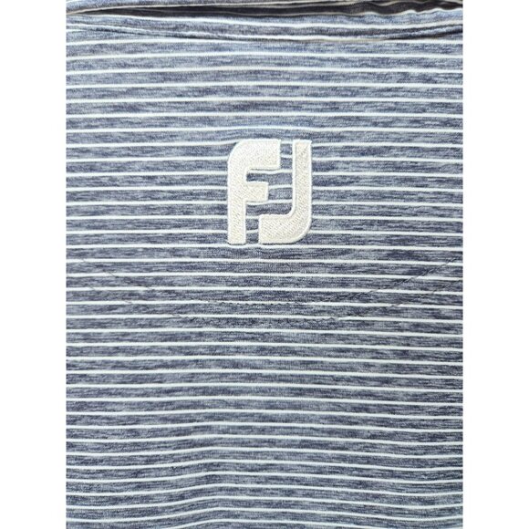 FOOTJOY FJ Men's Seawash Striped Lisle Polo Golf Large - Picture 7 of 8